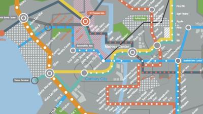 A Map Of The Futuristic Los Angeles Subway From Spike Jonze’s Her