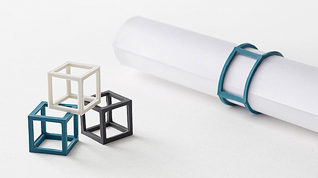 Elastic Cubes Take Rubber Bands Into The Third Dimension