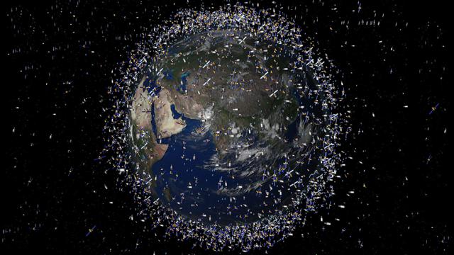 Japan’s Launching A Giant Net Into Orbit To Scoop Up Space Junk
