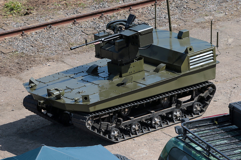 Russia Is Developing Ground Drone Army — Including Amphibious Models