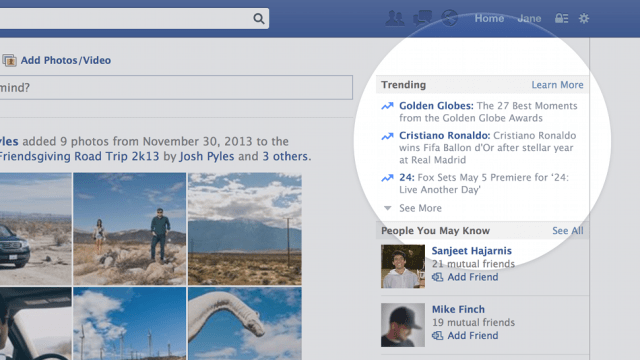Facebook Now Shows You Personalised Trending Topics In Your News Feed