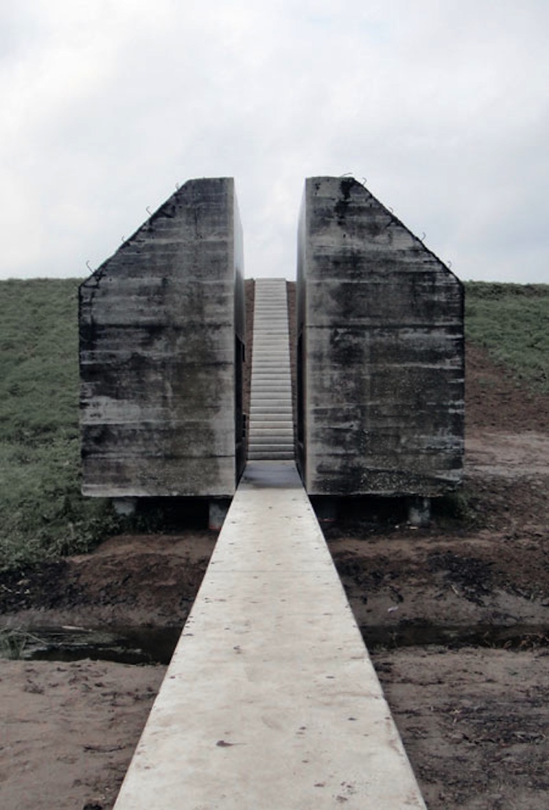 Watch A Concrete WWII Bunker Get Cut In Half