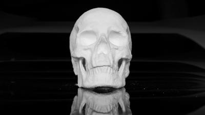 This Full-Size Human Skull Is Made Out Of Cocaine