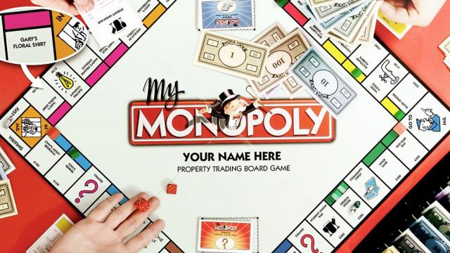 My Monopoly Lets You Name Your Own Properties On A Custom Board