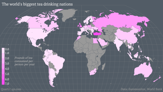 The World’s Biggest Tea Drinkers, Visualised