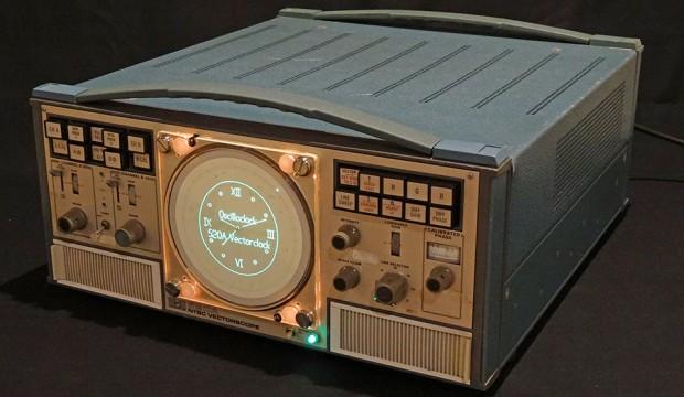 This Righteous Vectorscope Clock Brings Analogue Back To The Future