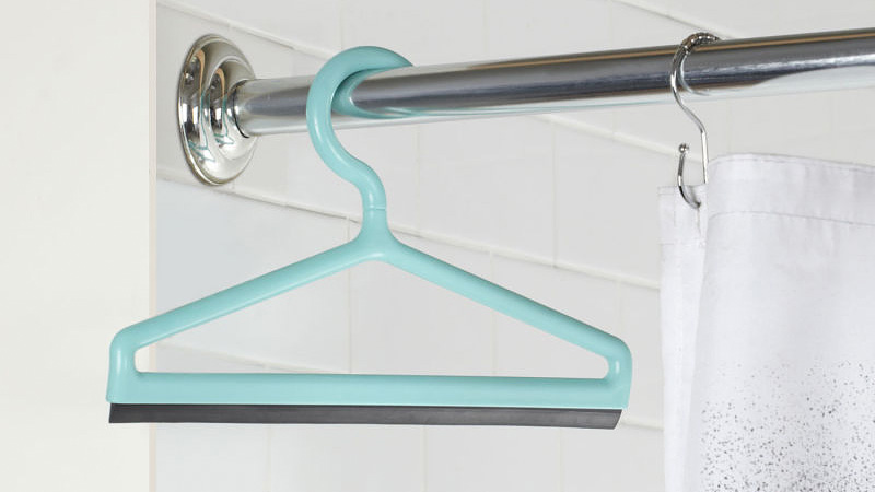 Squeegee Shower Hangers Keep You One Step Ahead Of Soap Scum