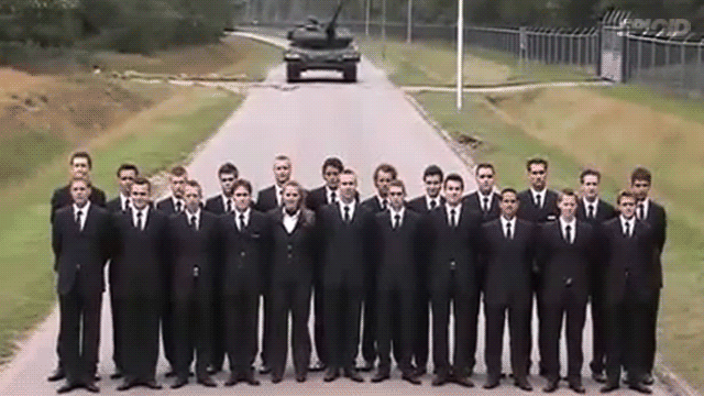 Mad People Test A Tank’s Brakes In The Most Dangerous Way Possible