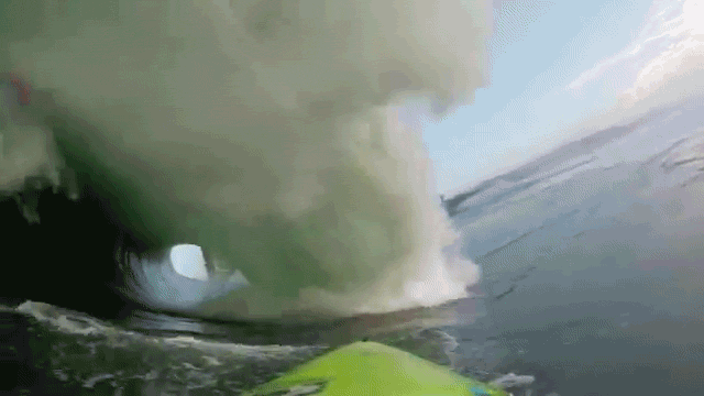 Getting Hit By A 7-Metre Wave Is Like Being Inside A Water Tornado