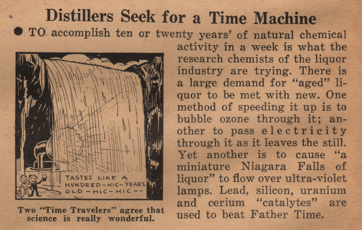 Time Travelling Scientists Were Going To Save Liquor After Prohibition