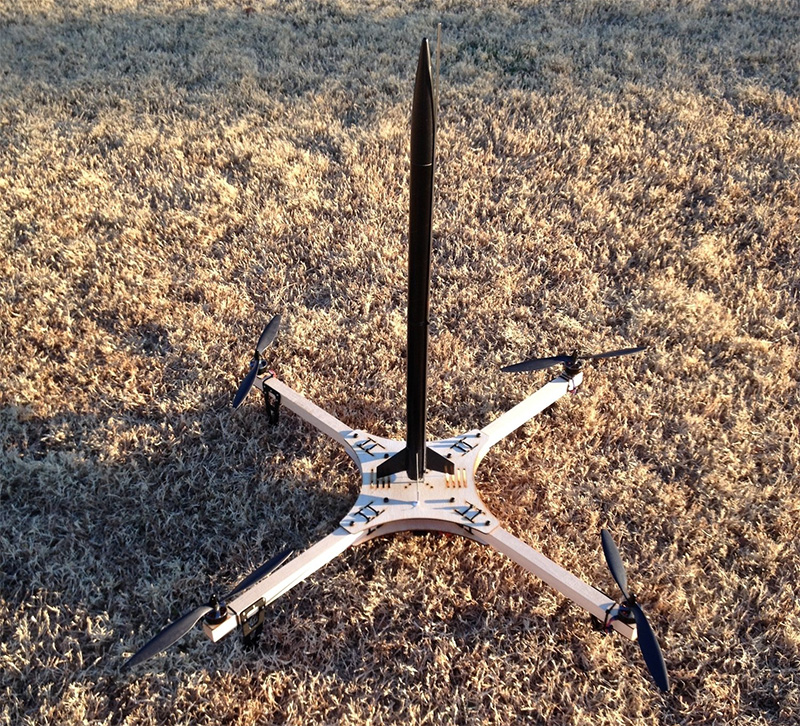 Someone Turned A Quadcopter Into A Flying Missile Launcher