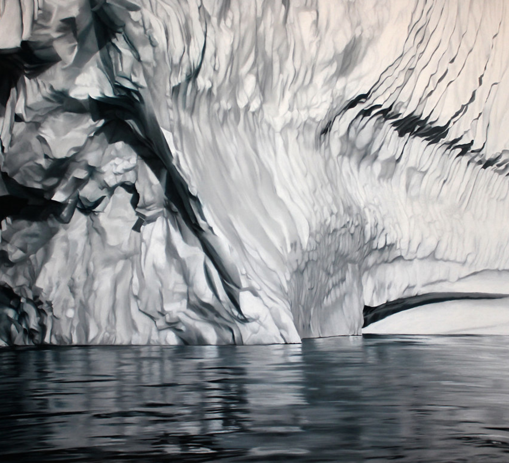 Incredible Iceberg Images Are Actually Drawn With Fingers