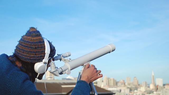 This Wacky Telescope Lets You Listen To What You’re Looking At
