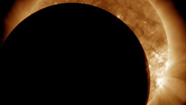 There’s A Solar Eclipse Happening Now That Can Only Be Seen From Space