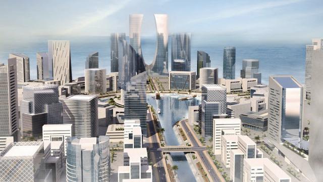 An Entire City Under Construction To Save Another From Climate Change