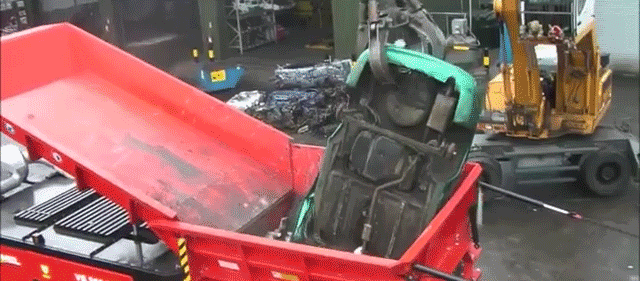 Seeing A Whole Car Get Destroyed By A Giant Shredder Is Oddly Enjoyable