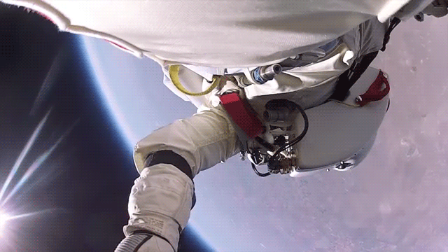 Incredible New First-Person View Of Felix Baumgartner’s Space Jump