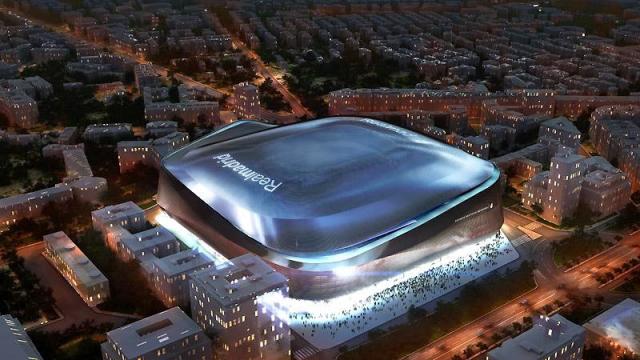 Real Madrid’s New Space Age Stadium Is Fully Covered In Titanium