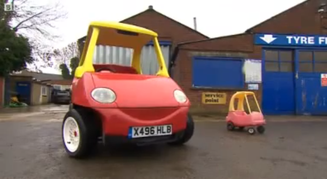 Adult-sized Child Made A Street Legal Little Tikes Car That Goes 112km/h