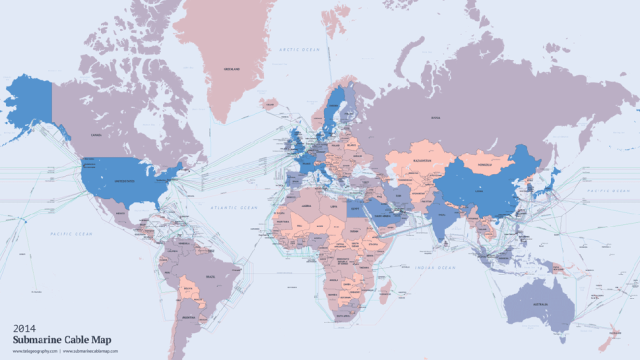 This Map Shows How The Internet Travels Across The World’s Oceans