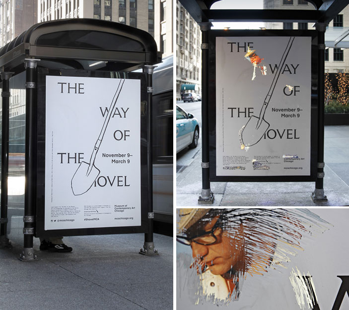 Scratch-Off Bus Stop Ads Reveal Hidden Art
