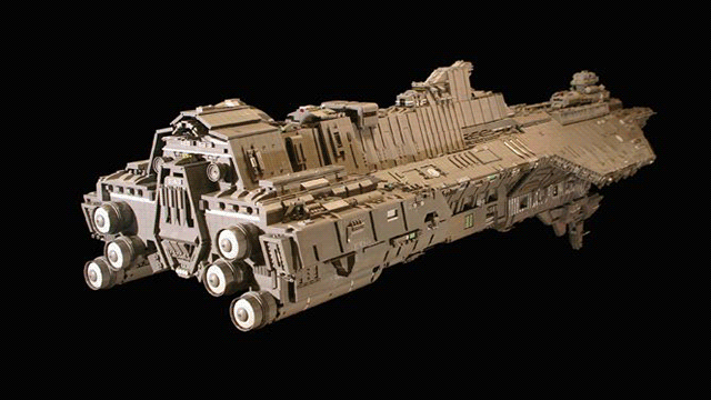 The Only Better Thing Than A Giant Lego Spaceship Is A Real Spaceship