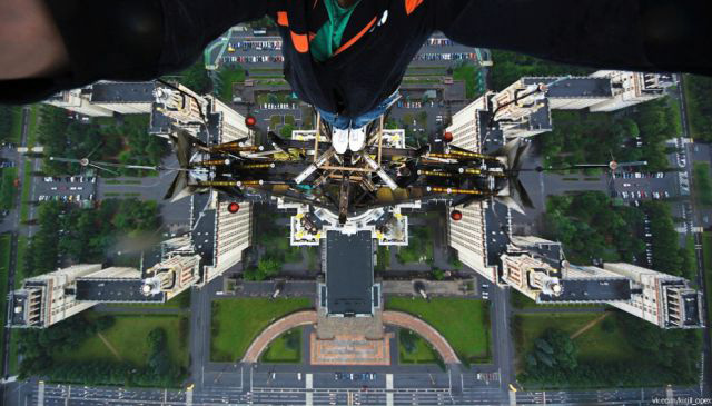 The Craziest Of The Russian City Climbers Is Beyond Insane