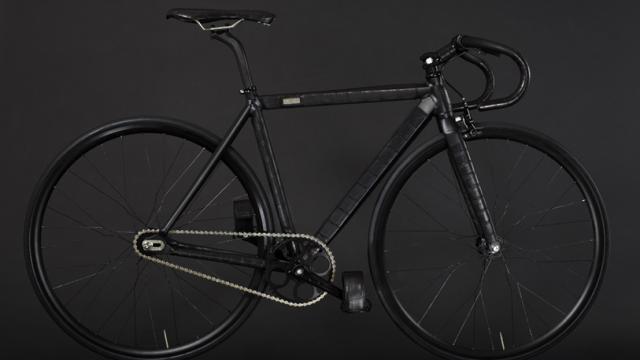 This Luxurious Stealth Bicycle Is Clad In Crocodile Skin