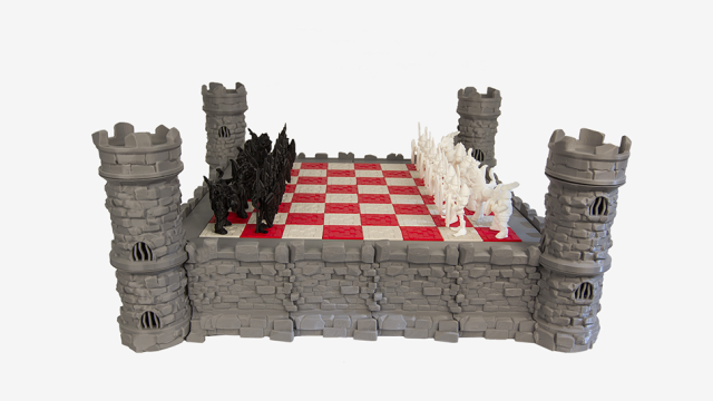 You Can 3D Print This Magnificently Medieval Chess Set At Home