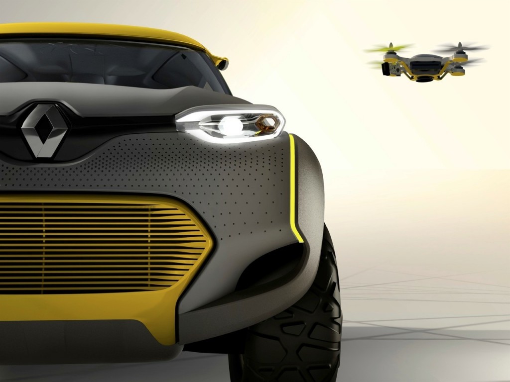 New Cool Car Carries A Drone For Terrain Reconnoissance