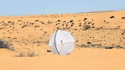 This Wind-Powered Tumbleweed Robot Aims To End Desertification