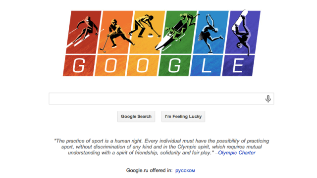 Google’s Doodle Celebrates Diversity At The Olympics