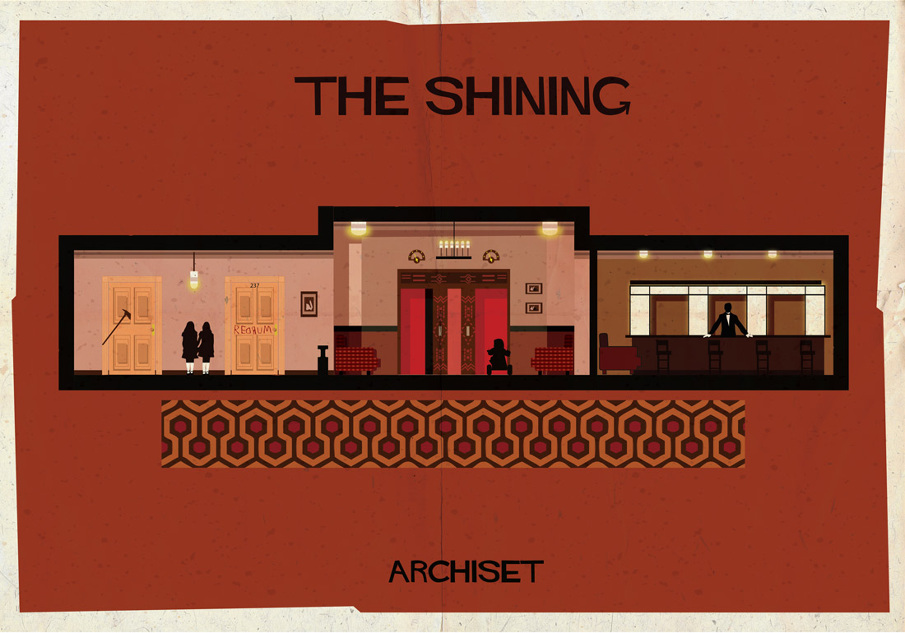 These Retro-Cool Posters Let You Put Classic Movie Sets On Your Walls