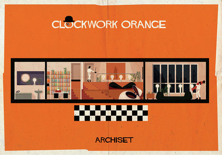These Retro-Cool Posters Let You Put Classic Movie Sets On Your Walls