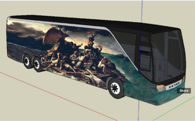 Why A Trompe L’Oeil Tech Bus Is Upsetting San Franciscans