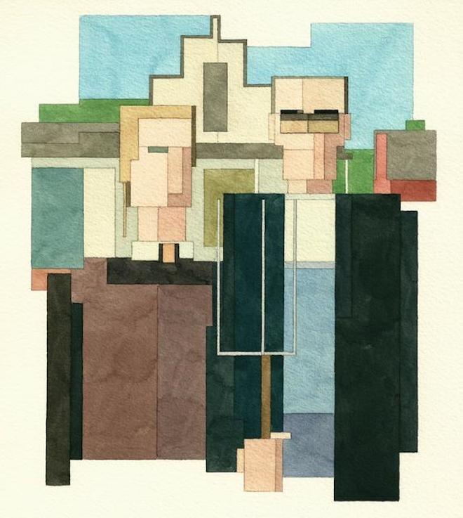 These Nerdy 8-Bit Watercolors Would Look Just Dashing In Your House