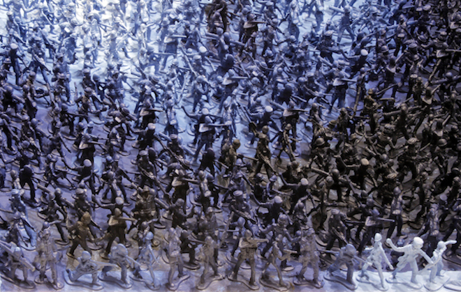 These World War II Images Are Made Out Of Armies Of Toy Soldiers