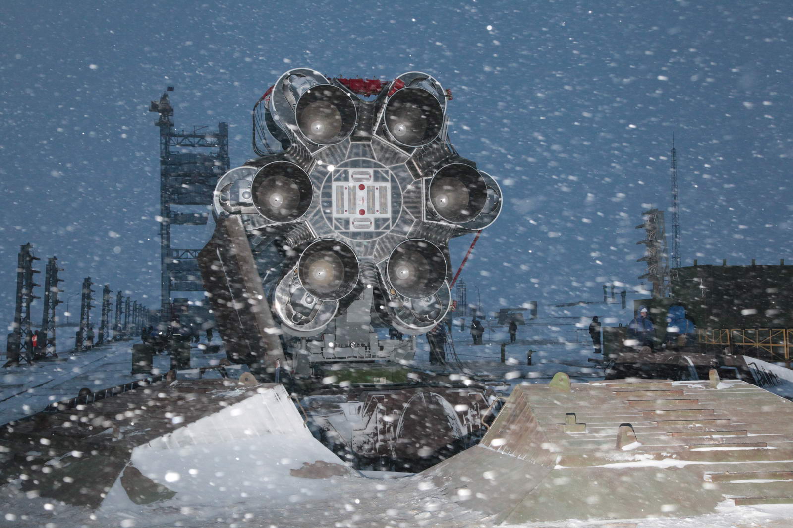 Russian Rocket Hardware Looks Even More Badass In A Blizzard