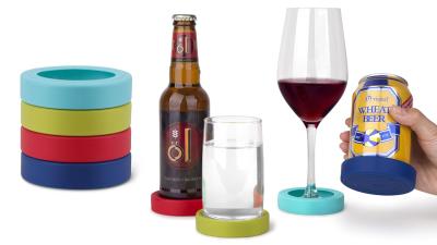 Coasters That Stick To Glasses Protect Every Surface In Your Home