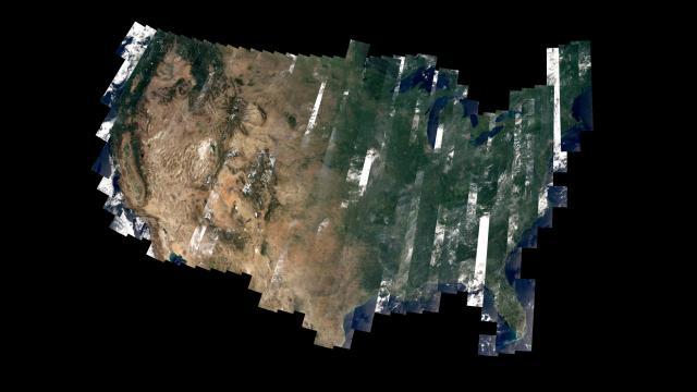 This Beautiful Patchwork US Celebrates Landsat 8’s First Year In Space