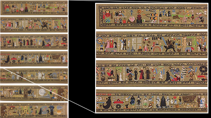 This $20,000 Tapestry Tells The Entire Star Wars Saga