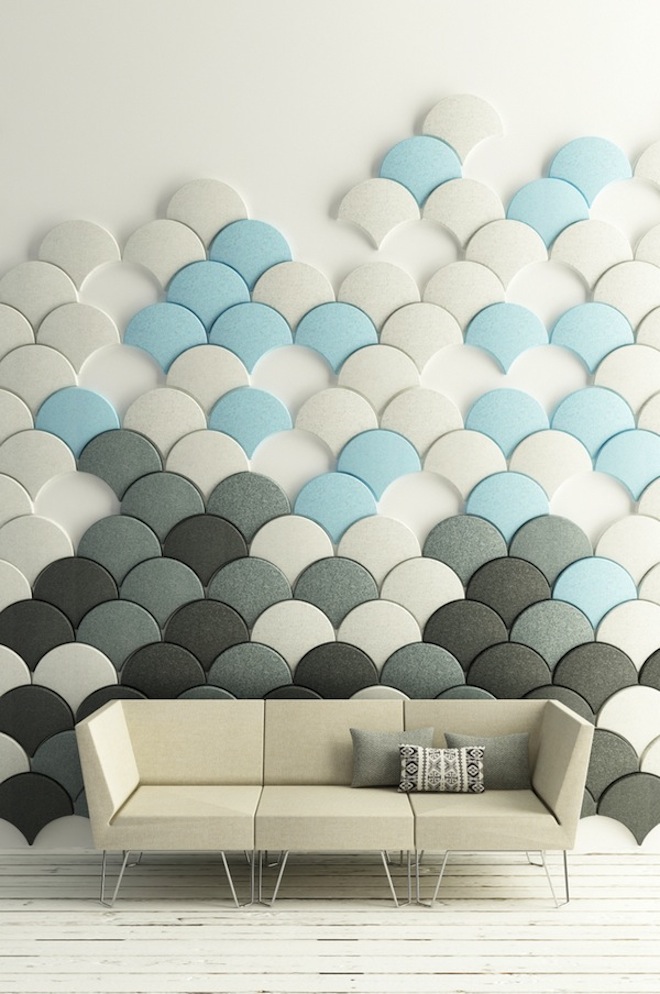 These Scale-Shaped Tiles Will Soundproof Your Room With Style