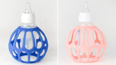 Every Baby Bottle Needs A Grippy Rollcage
