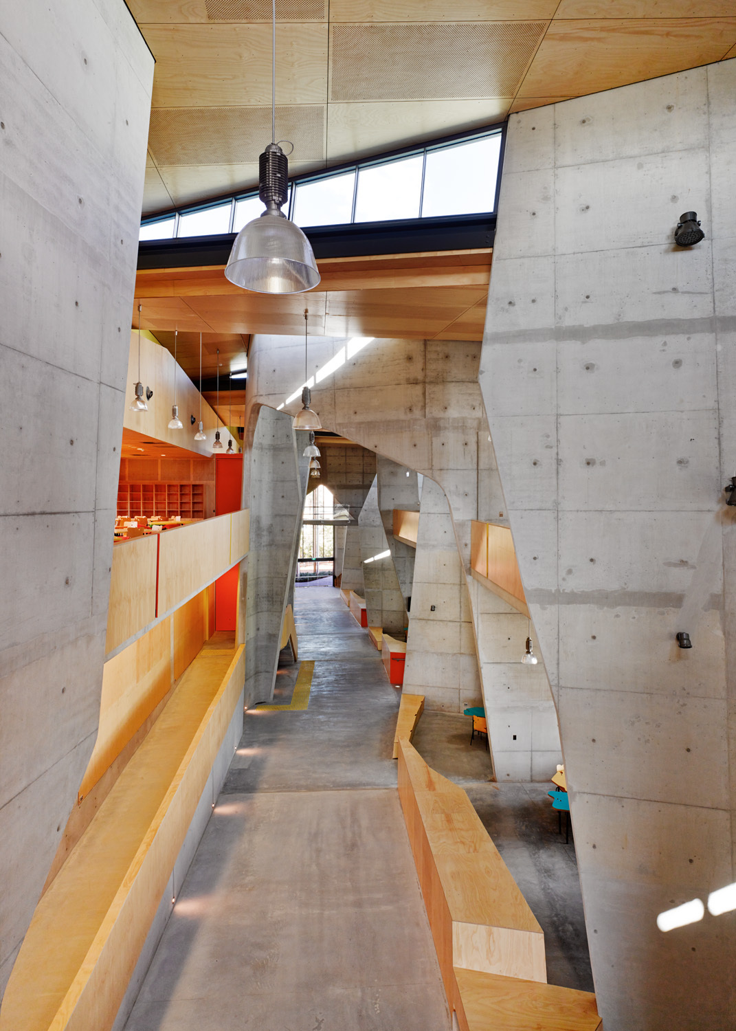 New Australian School Of Architecture Is A Crazy Canyon Of Concrete And Wood