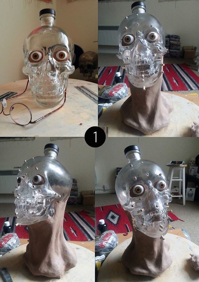 Forensic Artist Reveals The Face For That Skull-Shaped Vodka Bottle