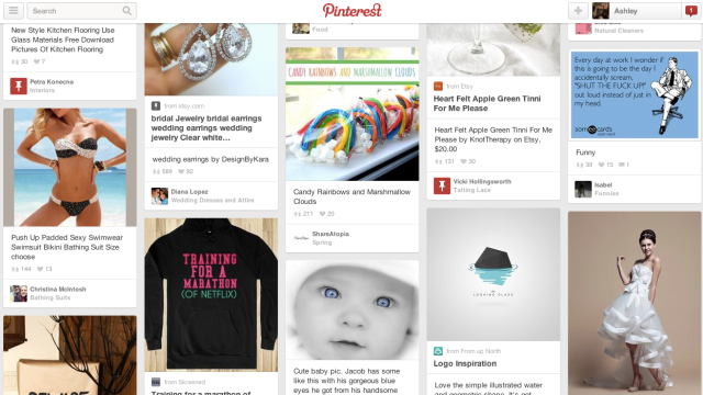 Pinterest: Great For Weddings, Recipes, Restraining Order Violations