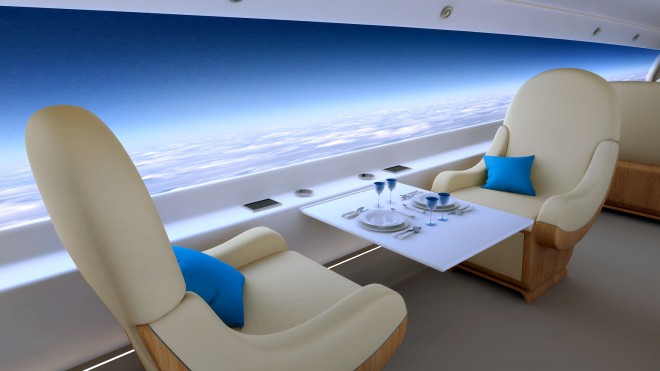 The First Supersonic Private Jet Has Huge Screens Instead Of Windows