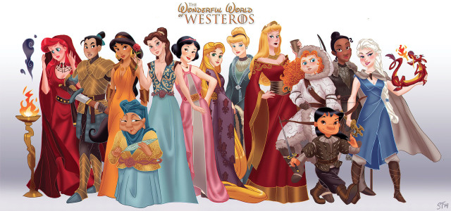 What Disney Princesses Would Look Like As Game Of Thrones Characters