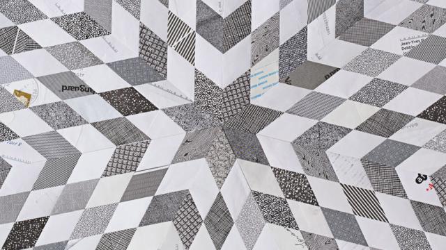 You’d Never Guess These Quilts Are Made From Thousands Of Envelopes