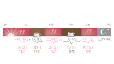 The Scientifically Best Time To Drink Coffee, In One Simple Graphic